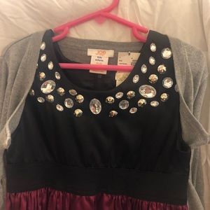 Girls sweater and dress never worn
